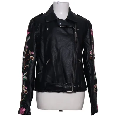 Bikerjakke (Sort, Flerfarvet) fra ONLY Bomuld, Polyester, Polyurethan, Viscose