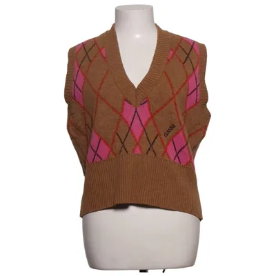 Slipover (Beige, Pink, Flerfarvet) fra Ganni Polyamid, Uld