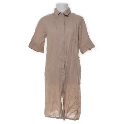 Skjortekjole (Beige) fra Imitz