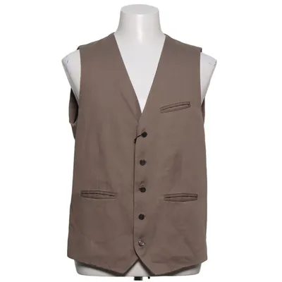 Suit vest (Beige) from Jobeline Cotton, Polyester