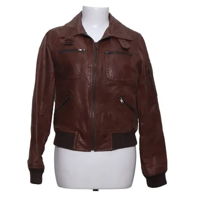 Jacket (Brown) from Colours Of The World Acrylic, Cotton, Faux fur, Polyester, Wool