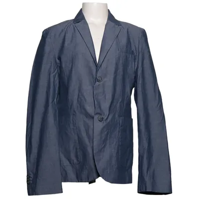 Kavaj (Blå) från H&M Bomull, Polyester