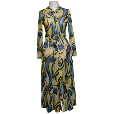 Wikkeljurk (Geel, Blauw, Meerkleurig) van Glamaker Elastaan, Polyamide