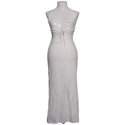 Maxikleid (Weiß) von Bershka Leinen, Viskose