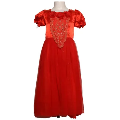 Robe de fille de fleur (Rouge) de Vogue Fashion