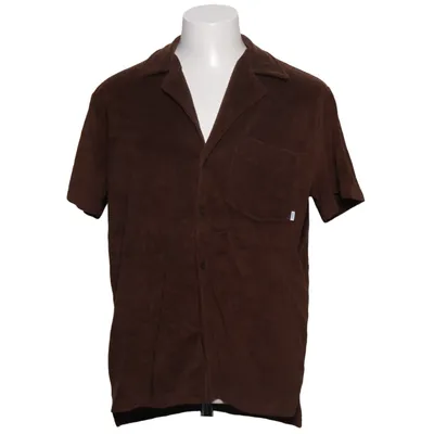 Short sleeve shirt (Brown) from Woodbird Cotton, Polyester
