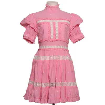 Robe (Rose, Blanc) de By Malina Coton, Polyester
