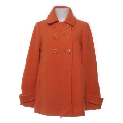 Erwt jas (Oranje) van JSFN Wol, Viscose, Polyester