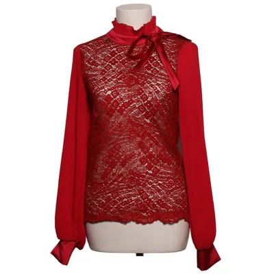 Blouse (Red) from Relish Elastane, Polyester