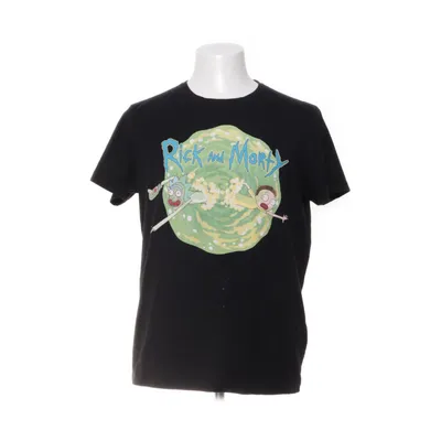 T-shirt (Sort) fra Rick and Morty Bomuld