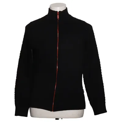 Cardigan (Sort) fra Clipper Akryl, Uld