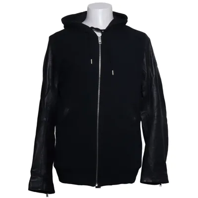 Jacket (Black) from Diesel Cotton, Leather