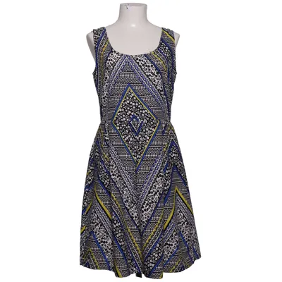 Dress (White, Black, Blue, Yellow) from Anmol Polyester