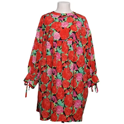 Klänning (Röd, Flerfärgad) från Pieces Polyester