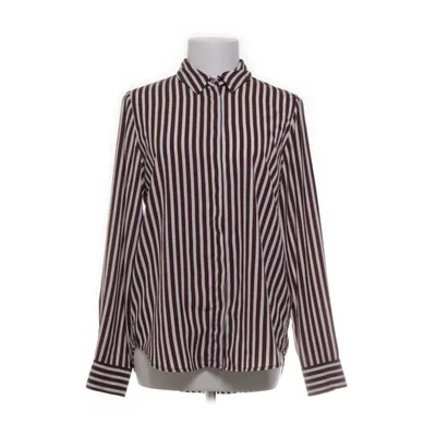 Blouse (Marron, Blanc) de H&M Polyester