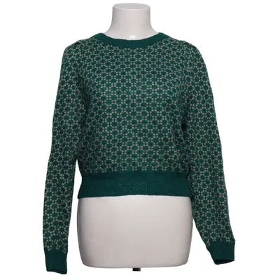 Sweater (Green, White) from EseOese Acrylic, Mohair, Polyamide, Wool