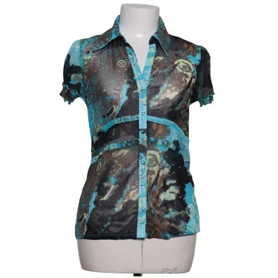 Top (Blauw, Zwart, Bruin) van Comma Polyamide