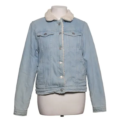 Lined denim jacket (Blue, White) from Holly's Cotton