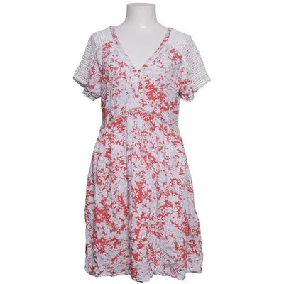 Dress (Red, White) from Suncoo Cotton, Viscose