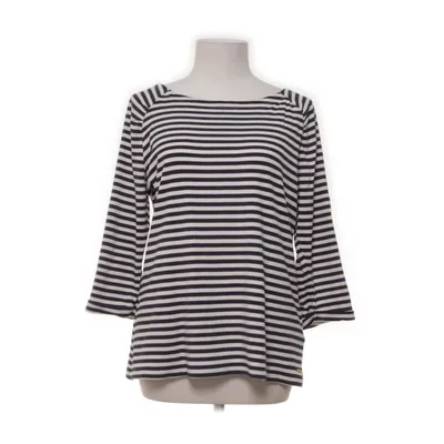 Lange mouwen shirt (Blauw, Wit) van Hampton Republic Katoen, Elastaan, Viscose