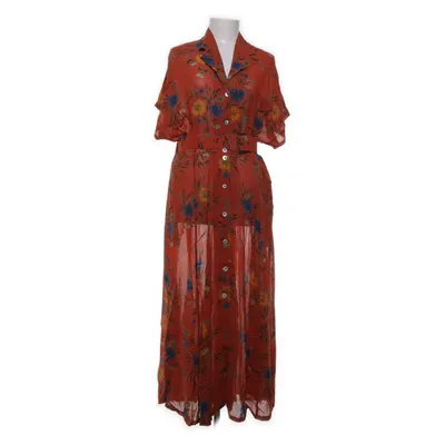 Skjortklänning (Röd, Flerfärgad) från She Viskos