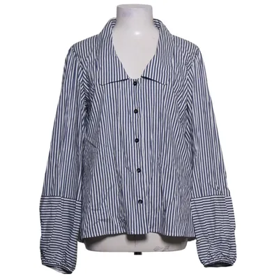 Blouse (Blue, White) from Bleifrei Cotton, Elastane, Polyamide
