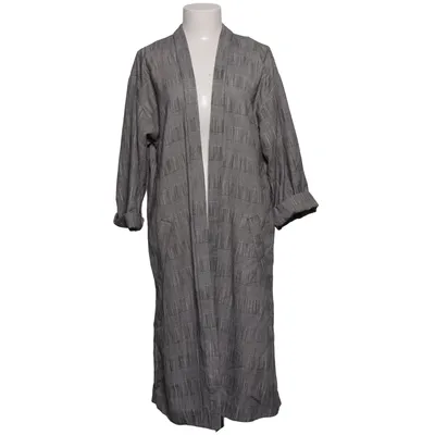 Coat (Gray) from Topshop Polyester, Viscose