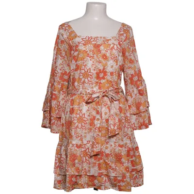 Kjole (Hvid, Orange, Beige) fra Influence Bomuld