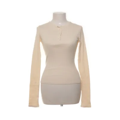 Henley shirt (Beige) van Reformation Katoen, Elastaan