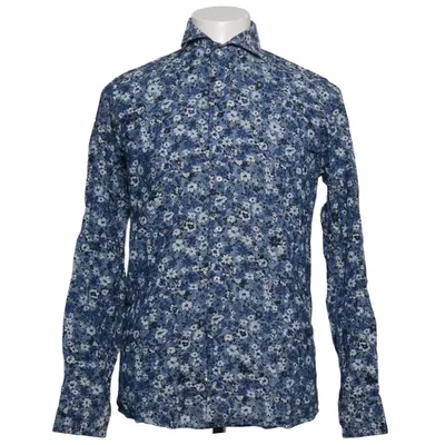Chemise (Bleu, Blanc) de Pettersson & Clark Coton, Lin