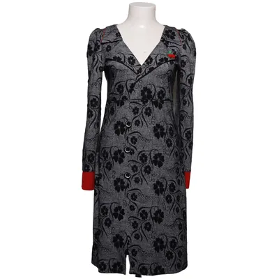 Kjole (Grå, Sort, Rød) fra Margot Bomuld, Elastan, Polyester