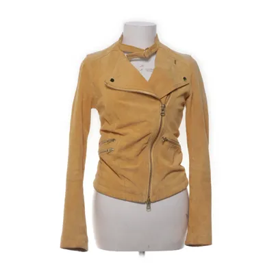 Bikerjack (Geel) van Ibana Rouge Polyester, Leer
