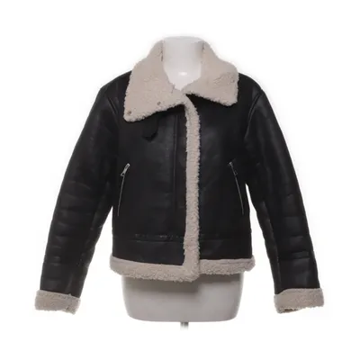 Shearlingjakke (Sort) fra New Look Polyester, Viscose