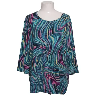 Långärmad t-shirt (Blå, Flerfärgad) från Sunday Elastan, Viskos