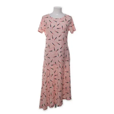 Långklänning (Rosa, Röd, Flerfärgad) från People Tree Ekologisk bomull