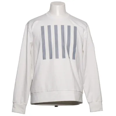 Collegetröja (Vit, Grå) från Cross Sportswear Elastan, Polyester