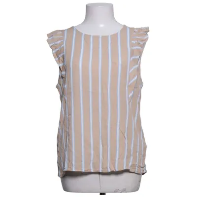 Top (Beige, White, Blue) from Ichi Viscose