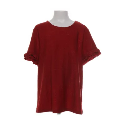 T-shirt (Röd) från Design by kappAhl Elastan, Metallfiber, Polyester, Viskos