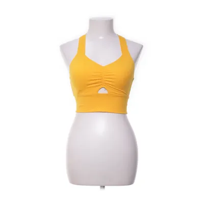 Crop top (Gul) från Workout Empire Elastan, Polyester