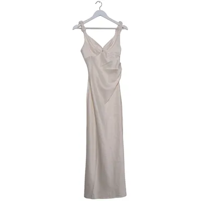 Maxikjole (Hvid) fra Adoore Elastan, Polyester
