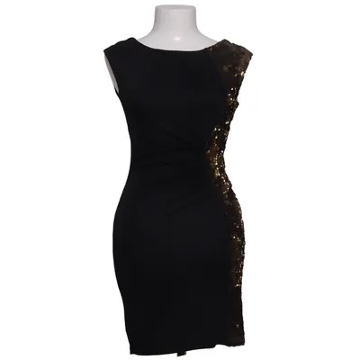 Robe de cocktail (Noir, Or) de Maille Demoiselle Élasthane, Polyester