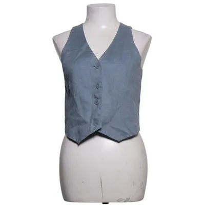 Kostuumgilet (Blauw) van Brownie Katoen, Linnen
