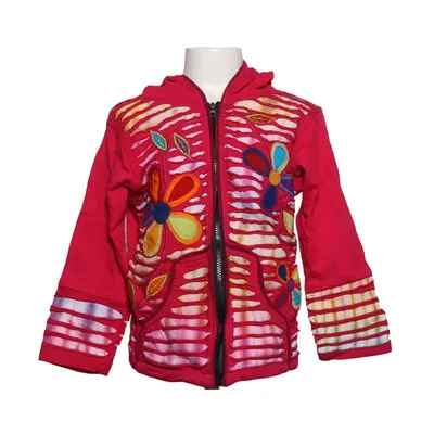 Capuchon sweater (Roze, Meerkleurig) van Med Katoen