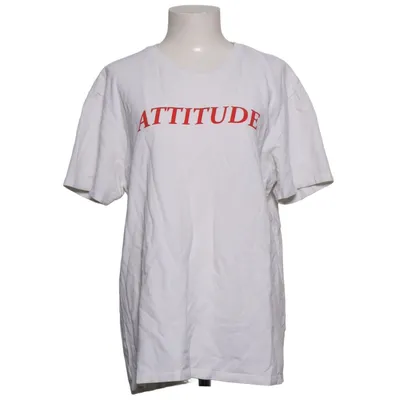 T-shirt (Wit) van Bershka Katoen
