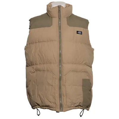 Ydervest (Beige, Grøn) fra Dickies Bomuld, Polyamid, Polyester