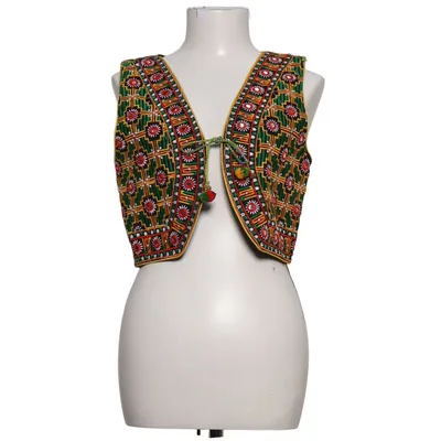 Gilet (Zwart, Groen, Meerkleurig)