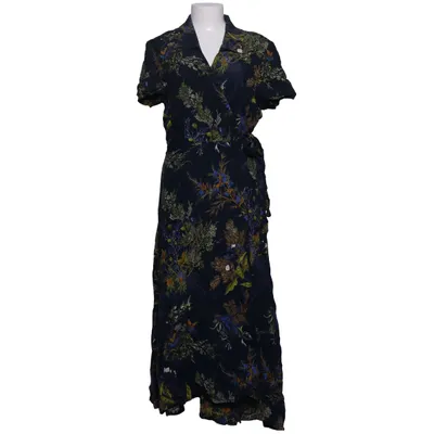 Wrap dress (Blue, Multicolored) from Superstition