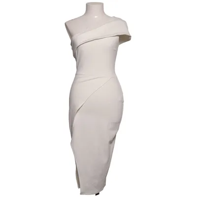 Jurk (Wit) van Boohoo Elastaan, Polyester