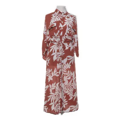 Shirt dress (Brown, White) from Sora Viscose