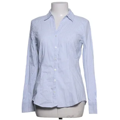 Shirt (Blue, White) from More & More Cotton, Elastane, Polyamide